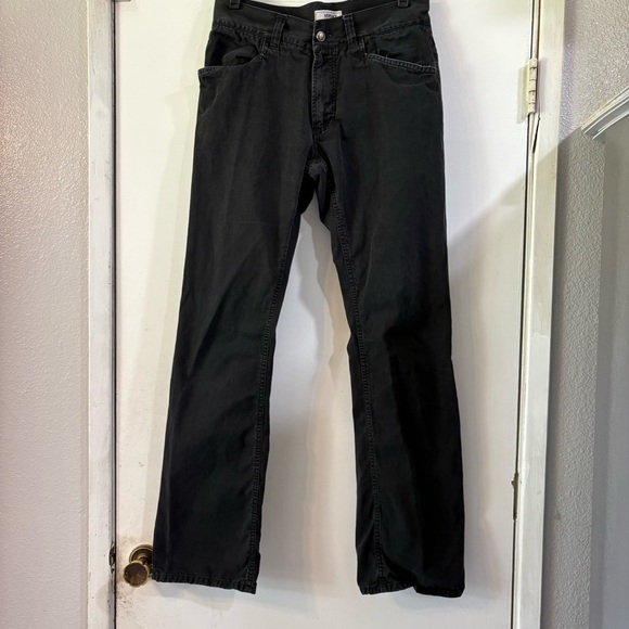 Vintage Versace Jeans Collection Pants Mens 32 Straight Logo Black Distressed - Picture 4 of 15